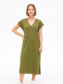 Vestido Boreas Verde Oliva Oscuro