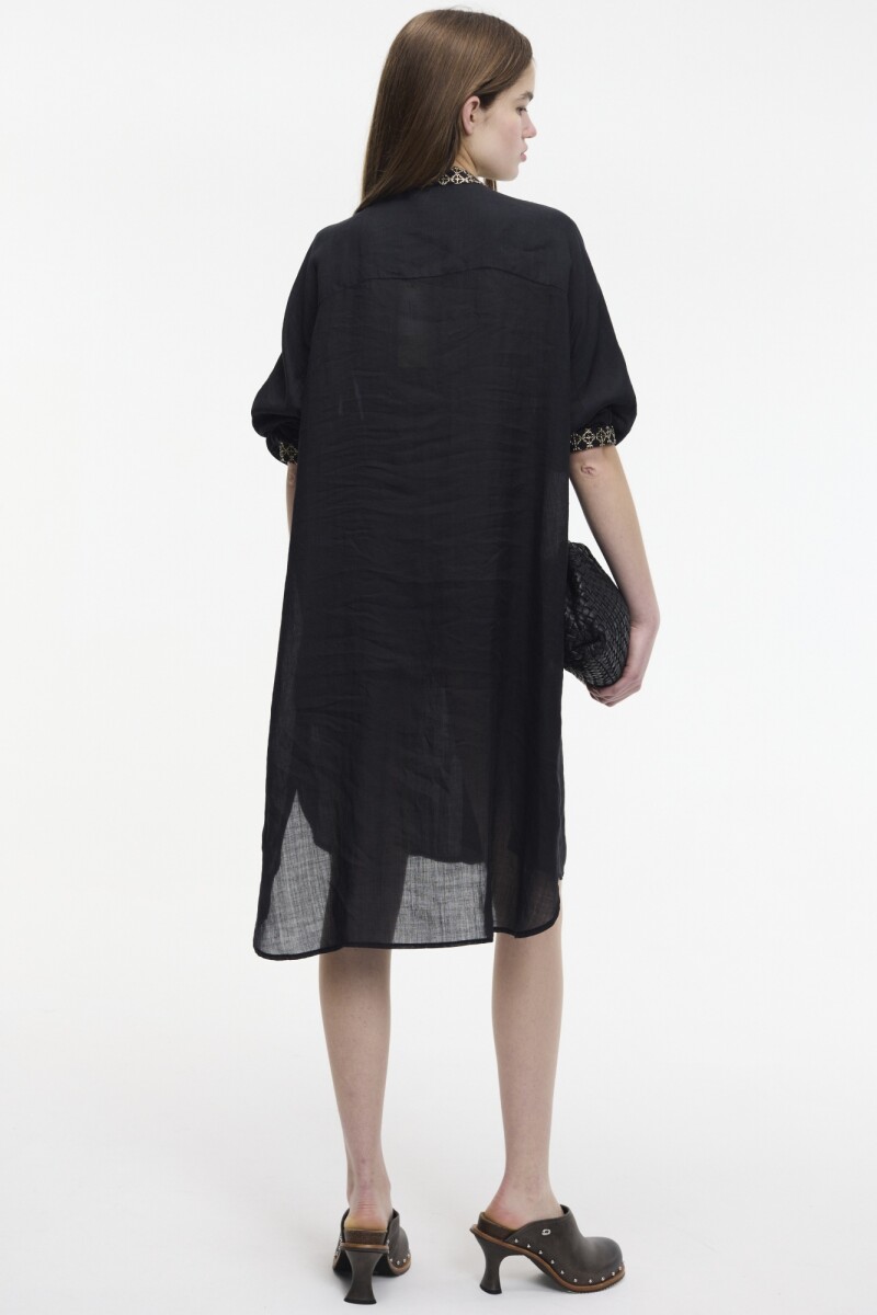 VESTIDO TÚNICA Negro