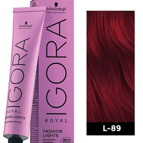 Igora Royal Fashion Lights L-89 Rojo Violeta 60 ml Igora Royal Fashion Lights L-89 Rojo Violeta 60 ml