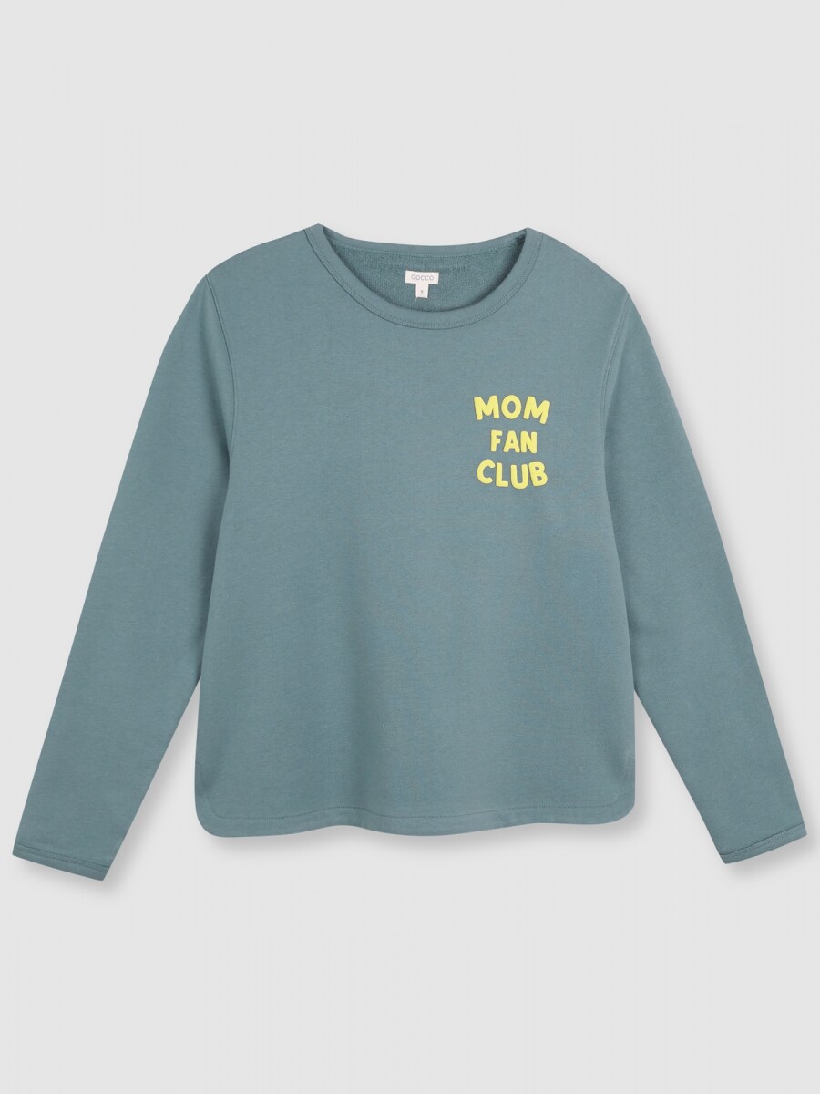 Sudadera Mom Gris