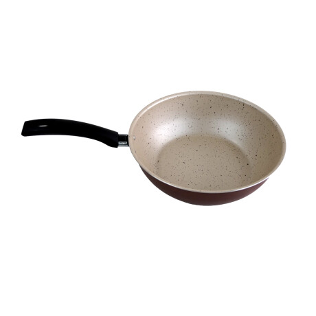 WOK ANTIADHERENTE 24CM BEIGE/TERRACOTA MARTINAZZO WOK ANTIADHERENTE 24CM BEIGE/TERRACOTA MARTINAZZO