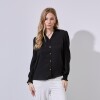 Camisa Gasa Saten NEGRO