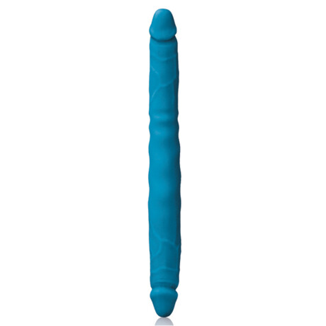 Doble Dildo Realístico Colours 30 cm Azul
