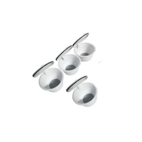 Pack X5 Cápsulas de Café Ecológicas Reutilizables 50ML BLANCO