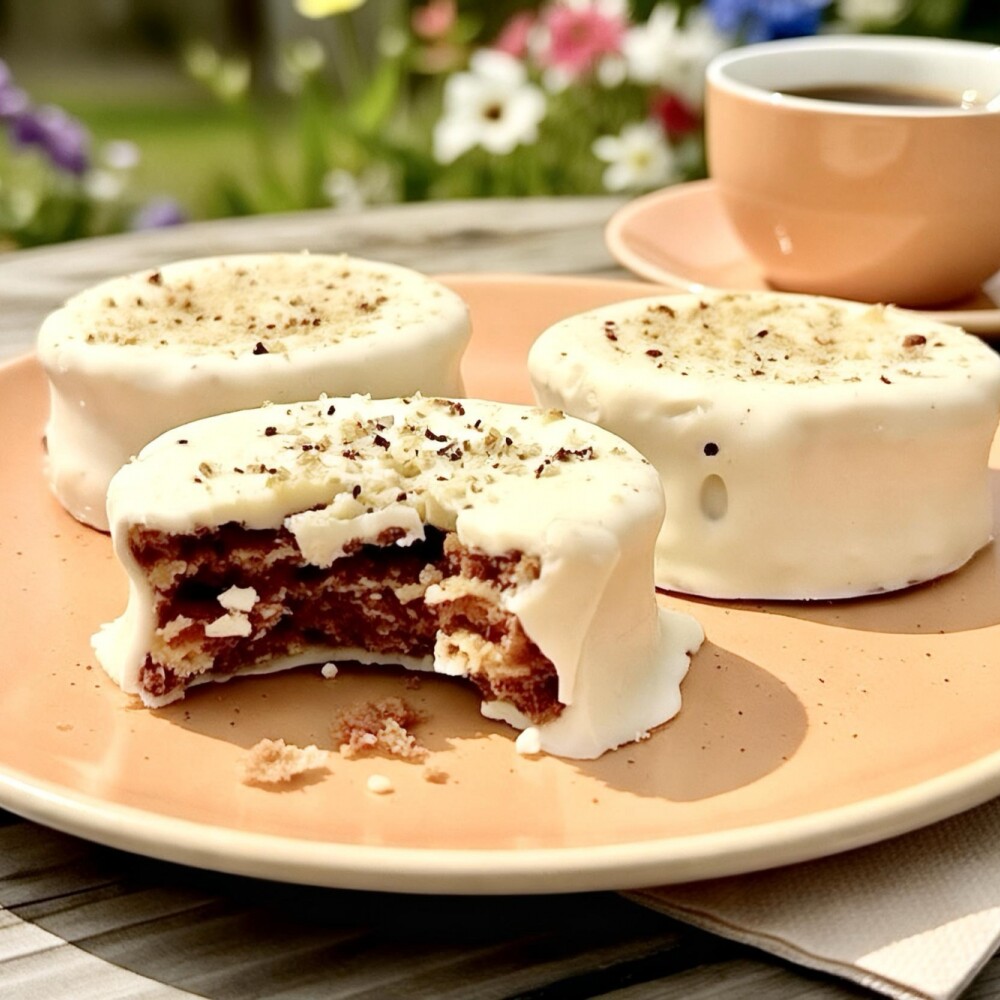 Alfajor de Chocolate Blanco y Nueces Alfajor de Chocolate Blanco y Nueces