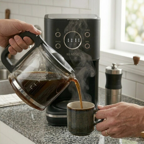 Cafetera digital Klasse 1,5Lts. | Timer Programable | Filtro reutilizable Cafetera digital Klasse 1,5Lts. | Timer Programable | Filtro reutilizable