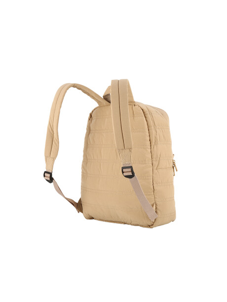 MOCHILA QUILTING Beige