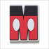 Jibbitz Disney Character Letter M Multicolor