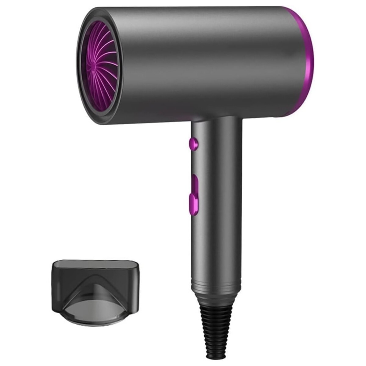 Secador De Pelo Portatil Goldtech 1000W Ionico 3 Velocidades - Variante Color Gris 