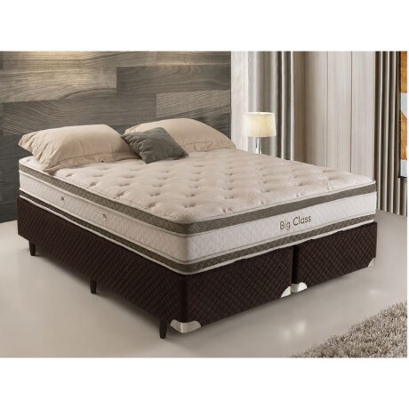 SOMMIER QUEEN DE RESORTES Y ESPUMA 2 PLAZAS - BIG CLASS SOMMIER QUEEN DE RESORTES Y ESPUMA 2 PLAZAS - BIG CLASS