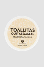 Toallitas quita esmalte Vainilla