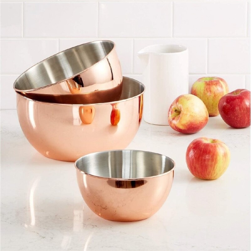 BOWL ACERO INOXIDABLE D28CM ROSE GOLD BOWL ACERO INOXIDABLE D28CM ROSE GOLD