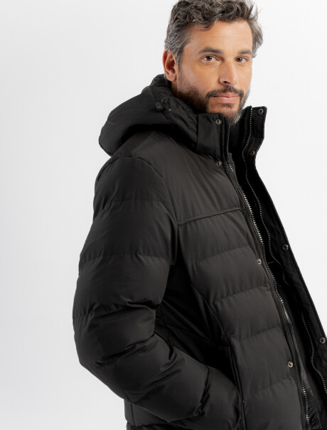 Campera Ravik capitoneada negro