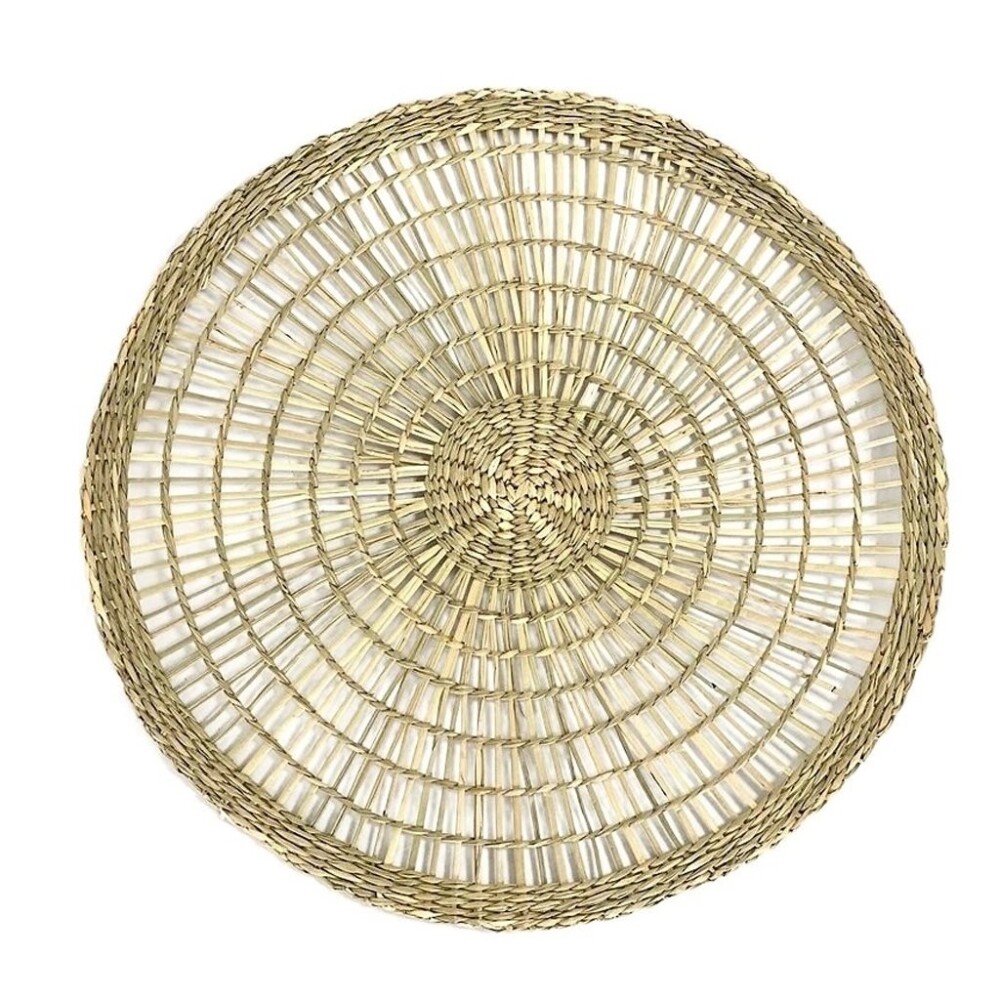 Individual D36Cms Seagrass Diseño Panal Natural INDIVIDUAL D36CMS SEAGRASS DISEÑO PANAL NATURAL
