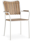 Silla apilable BASTRUP madera dura/bl Silla apilable BASTRUP madera dura/bl