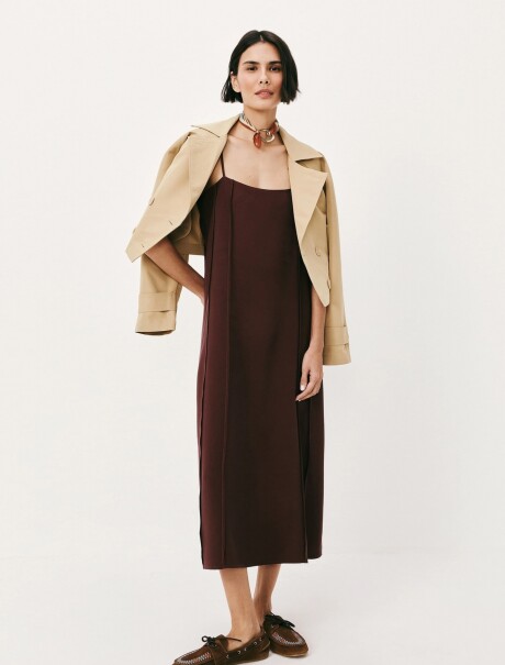 VESTIDOS LARGO SIN MANGAS ROJO