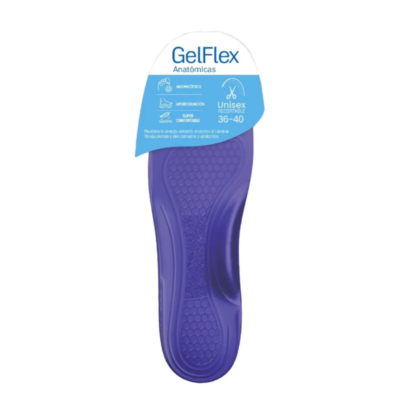 Plantillas Wassington De Gel Flex Anatomicas W Azul Marino