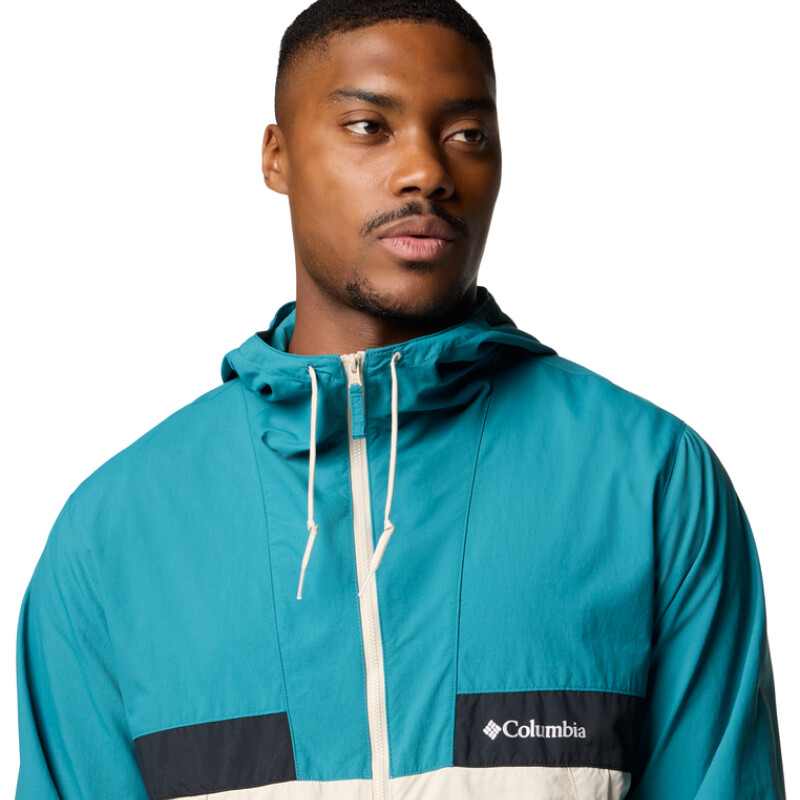 Campera Spire Valley Hooded Hombre River Blue, Circular Linescape