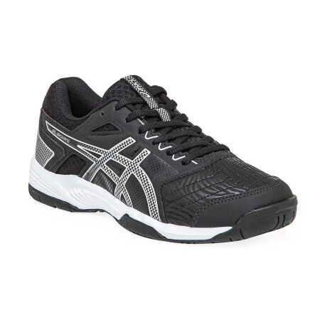 Zapatillas Championes De Tenis Para Hombre Asics Gel-Backhand Negro y Plateado