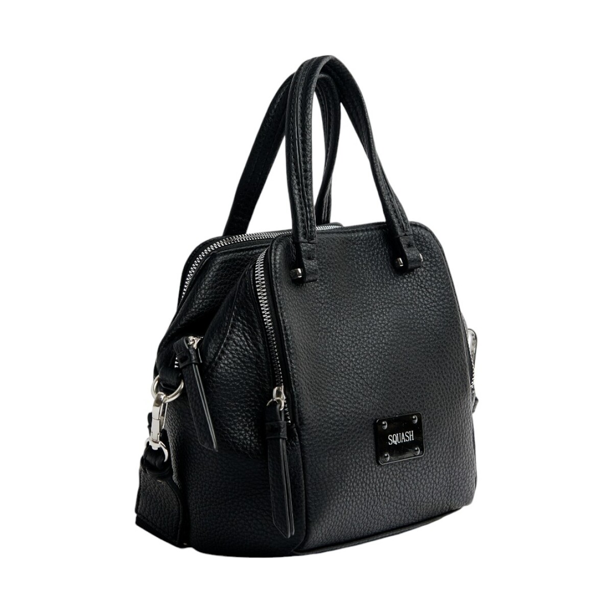 Cartera 3 reparticiones - Negro 