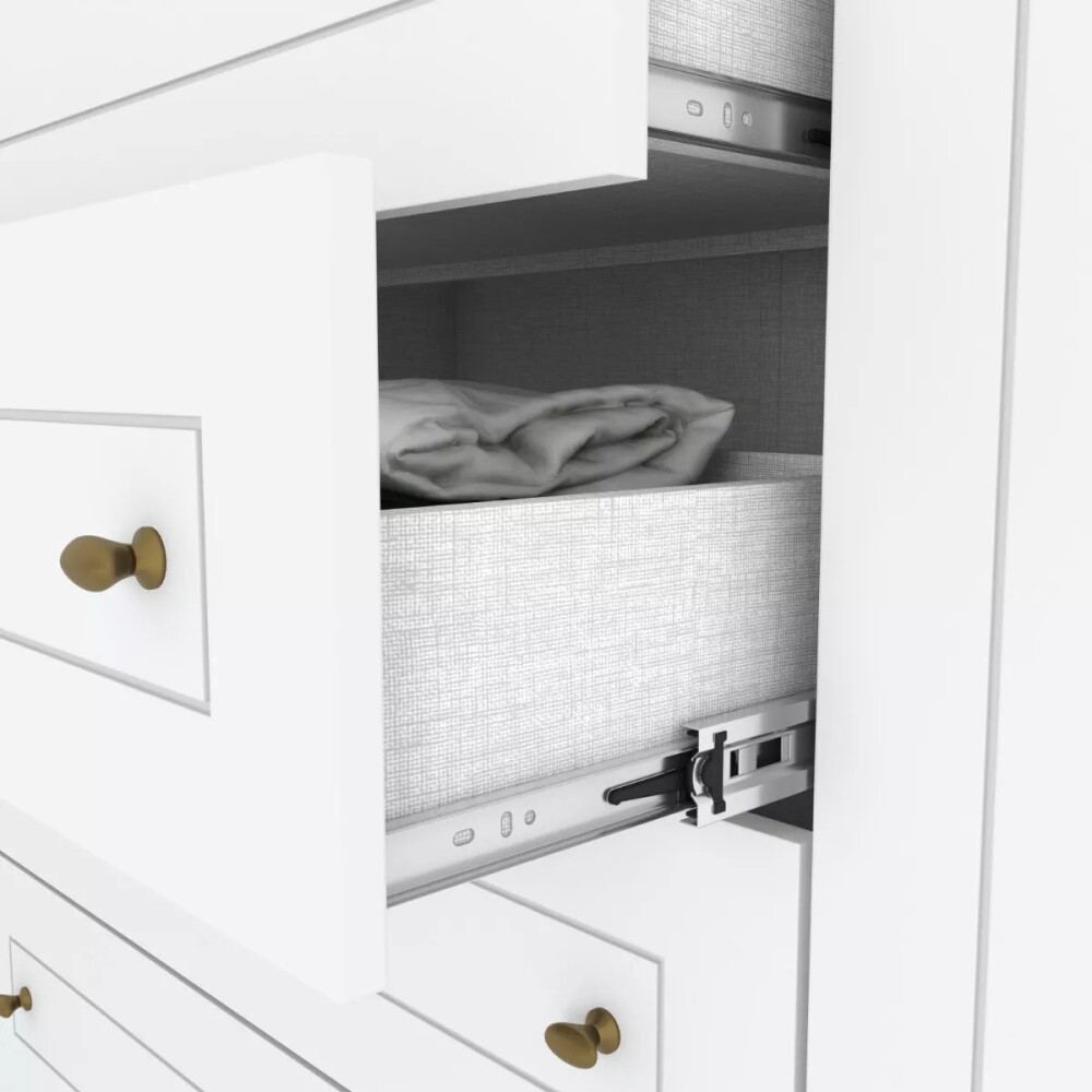 Ropero Americano - 4 puertas 4 cajones - MDF y MDP Ropero Americano - 4 puertas 4 cajones - MDF y MDP