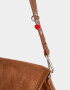 Mochilas Urbanas Mochila Solapa Suede - Marron Camel