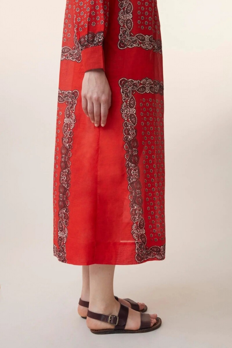 ROBE CHLOÉ N785 Rojo