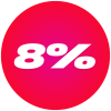8% OFF