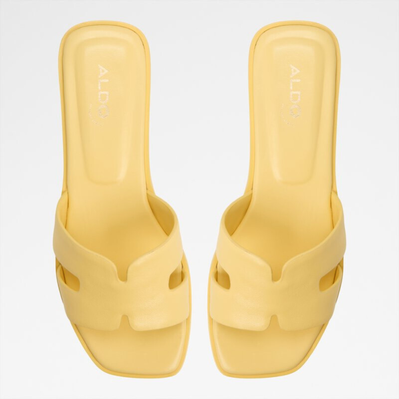 ITSANDAL OPEN WHITE SYNTHETIC YELLOW