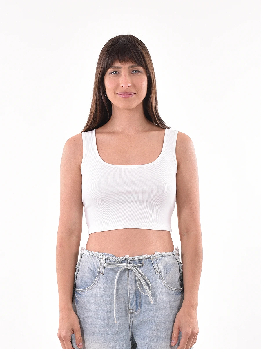 MUSCULOSA SALVADOR - BLANCO 
