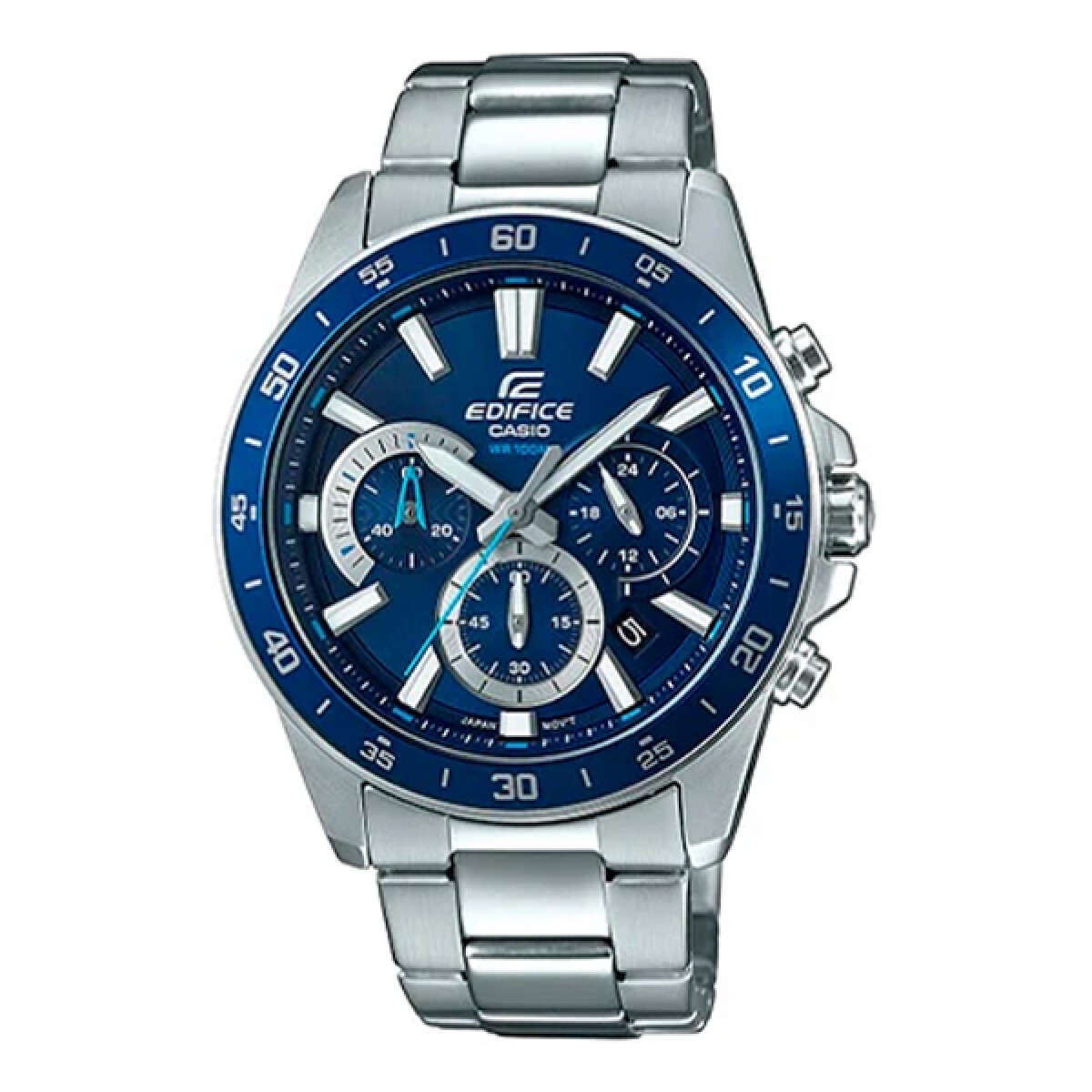 Reloj CASIO EDIFICE EFV570D-2AVUDF en Acero Plateado Esfera 43mm 