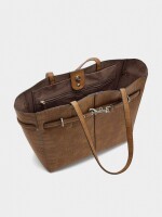 Bolso Shopper Grabado Animal camel