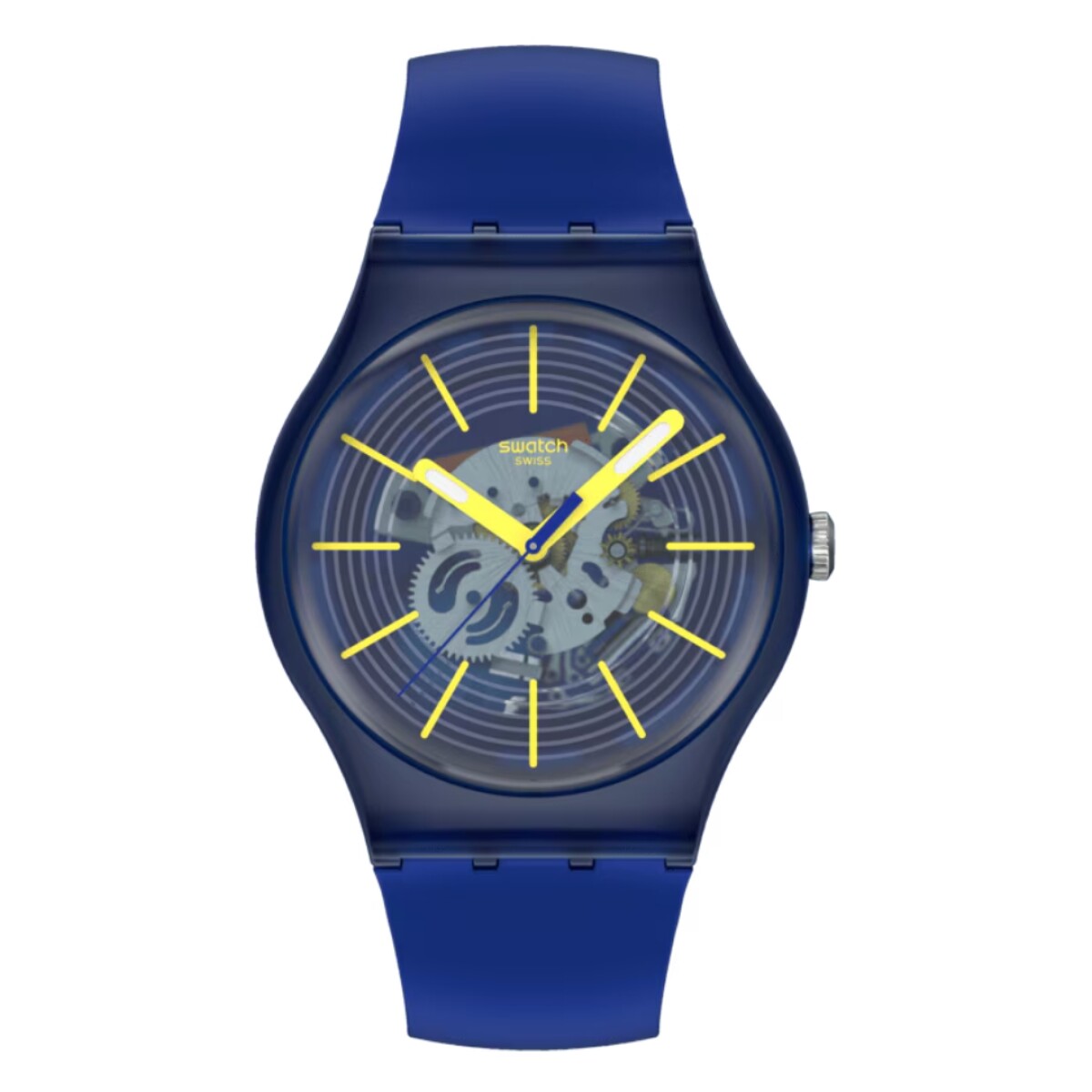 Reloj Swatch So29i100 Azul De Cuarzo Suizo 41 Mm 