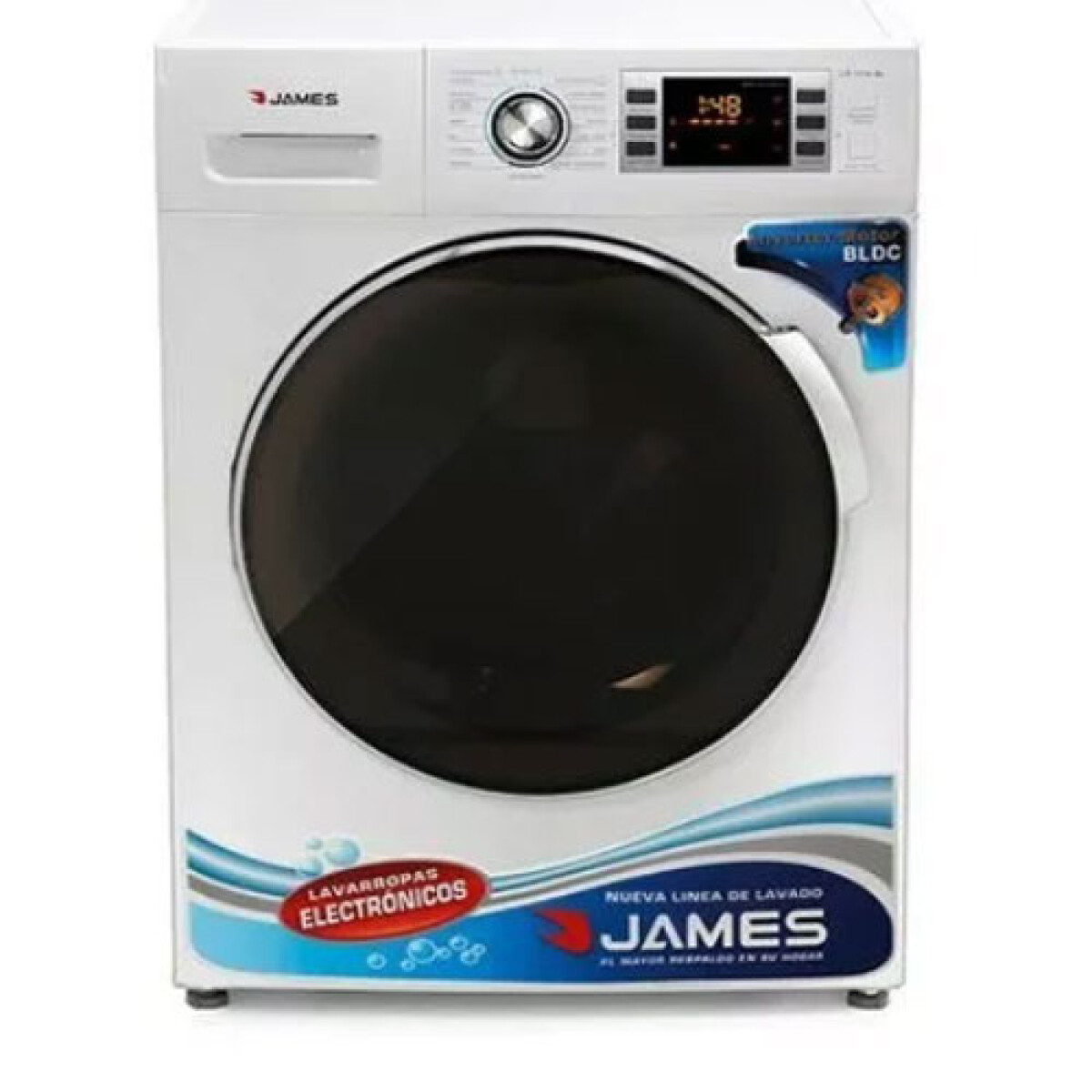 LAVARROPA JAMES LR 1016 BLANCO 10.5Kg Inverter - N/A 
