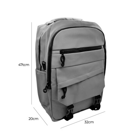 Mochila Urbana Expert Multiuso Laptop Impermeable Gris
