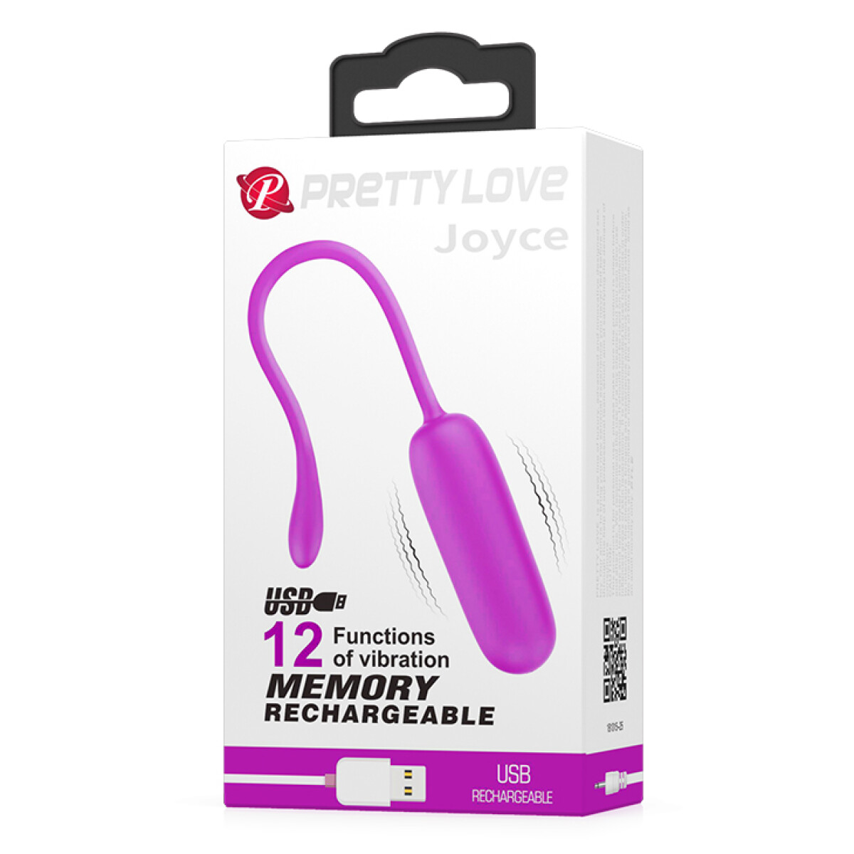 Bala Vibradora Recargable Joyce Pretty Love Fucsia 