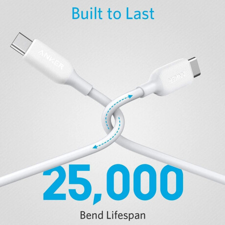 Cable Anker Powerline Iii Usb-c A Usb-c 1.8mt (6ft) White Cable Anker Powerline Iii Usb-c A Usb-c 1.8mt (6ft) White