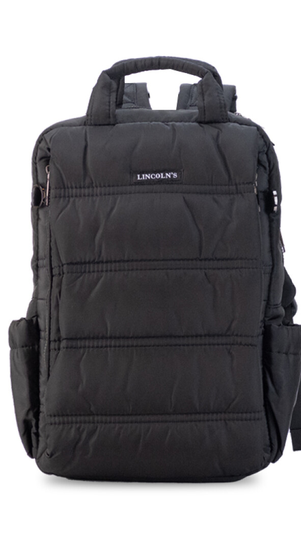 MOCHILA CAPITONEADA PETERSBURGO NEGRO
