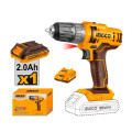 ATORNILLADOR A BATERIA 20V P20S C 1 BATERIA Y CARGADOR INGCO Atornillador A Bateria 20v P20s C 1 Bateria Y Cargador Ingco