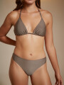 Top+bikini Twist Taupe / Mink / Vison