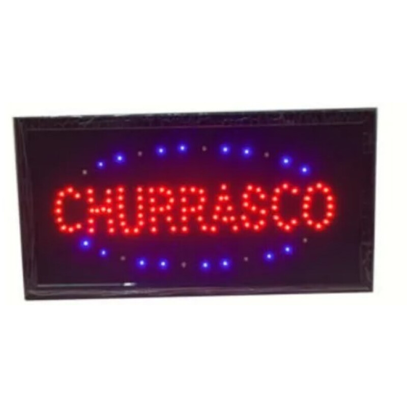 Cartel Abierto Led Luminoso 220 Volts — MdeOfertas