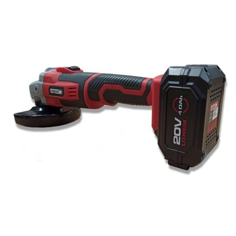 Amoladora Eléctrica Inalambrica Equus 7601 20V con Maleta ROJO