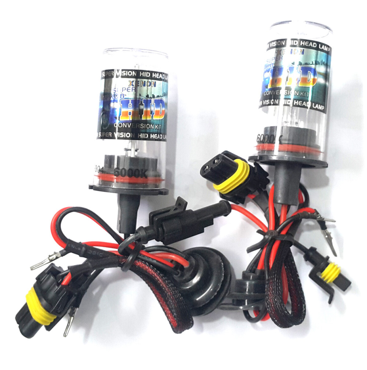 LAMPARA - REPUESTO XENON H4 6000K SOLO CORTA (X2) LI TECH 