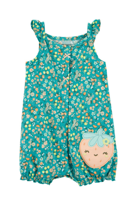 Monito bombachudo de algodón diseño floral Monito bombachudo de algodón diseño floral
