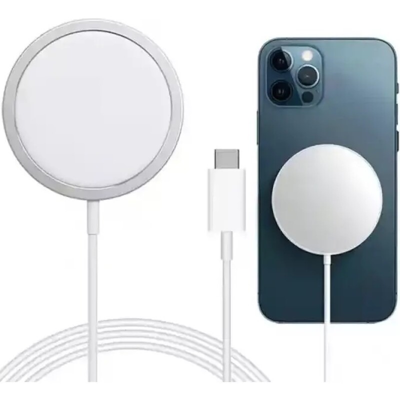 Cargador Inalambrico Magsafe Para iPhone Sin Color