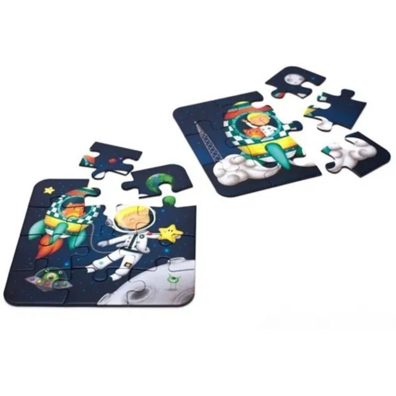 Puzzle 4 en 1 Eureka 43 pzas Astronauta