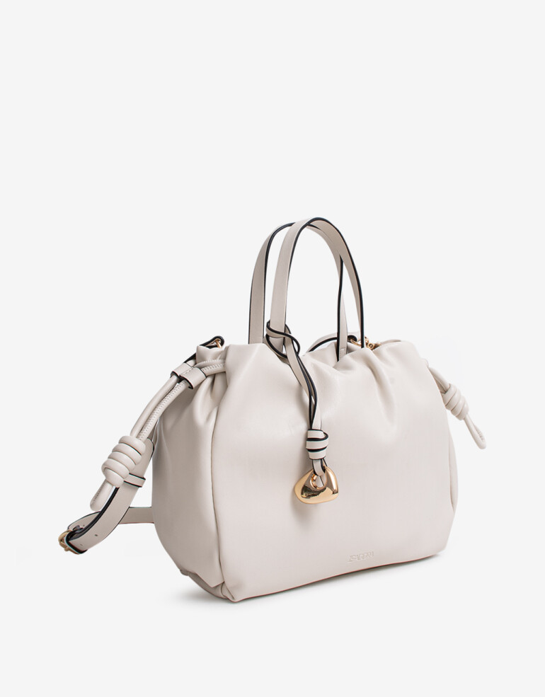 City Cartera Formato City - Blanco Crudo