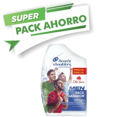 Shampoo Head & Shoulders Anticaspa Men Old Spice Pack Ahorro 375 ML + SH 180 ML