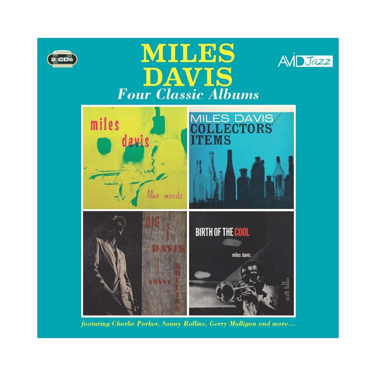 Miles Davis - Four Classic Albums (blue Moods / Collectors Items / Dig / Birth Of The Cool) - Cd 