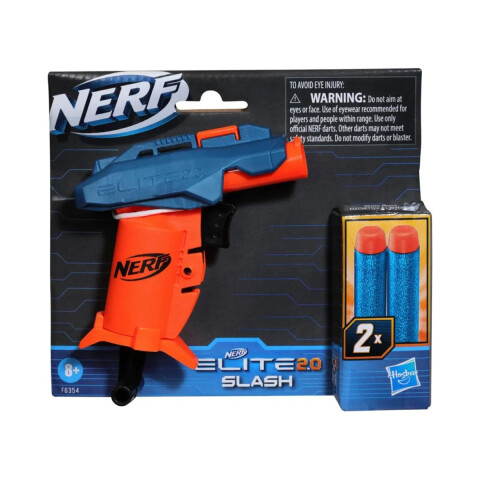 Nerf Elite 2.0 Slash 2 Dardos Hasbro Color Naranja U